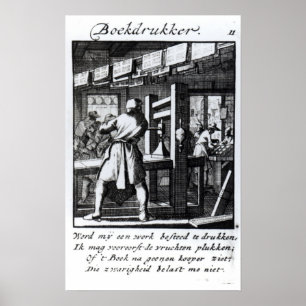 Skrivaren Bok Poster