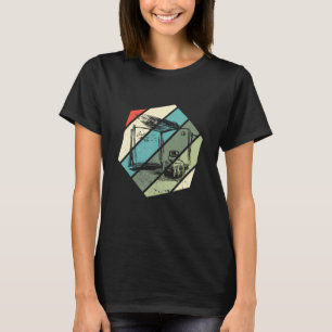 Skrivaren Hexa Retro Novel Writing Reading Bok T Shirt