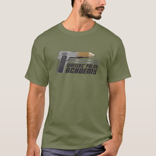 Skrivarens polisakademi T-shirt (Framsida)