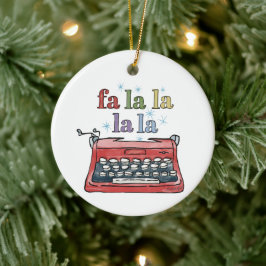 Skrivarens prydnadsföremål, julprydnad nr 3 | julgransprydnad keramik