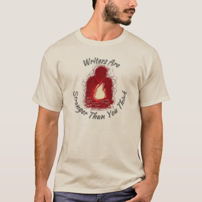 Skrivarens TShirt - de är främmande än din Tänka T Shirt (Framsida)