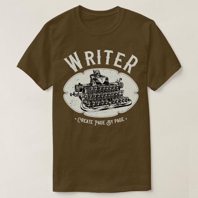 Skrivarförfattare för Vintage T Shirt (Design framsida)