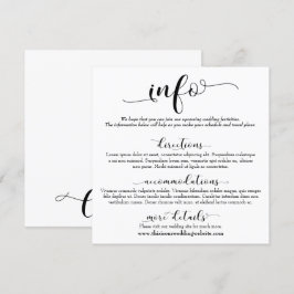 Skrivarhöljeskort för Elegant för Bröllop- Inbjudningar