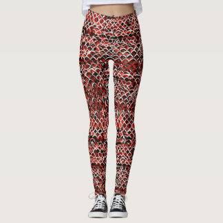 Skrivarkopplingar för över-Färg Leggings
