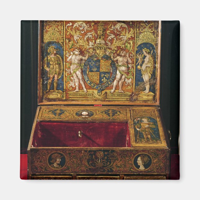 Skrivarlåda eller skrivbord i bord magnet (Framsidan)