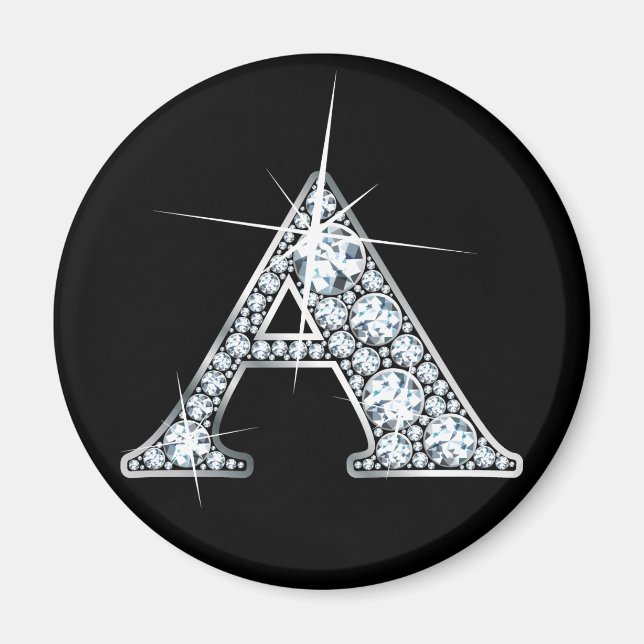 Skrivarmagnet "A" för romb Magnet (Framsidan)