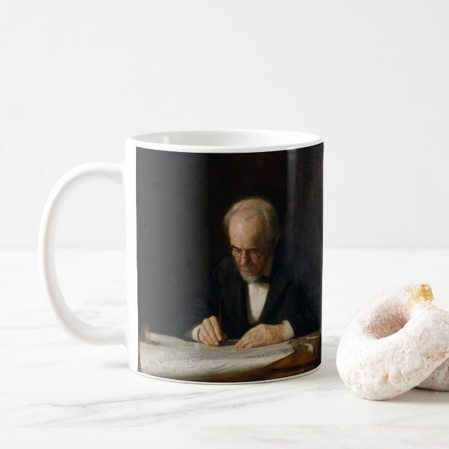 Skrivarmästaren av Thomas Eakins Kaffemugg (Med munk)