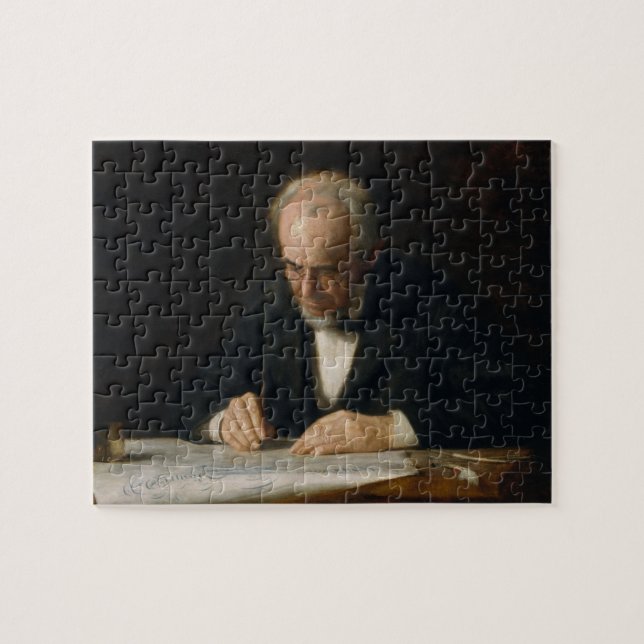 Skrivarmästaren av Thomas Eakins Pussel (Horisontell)