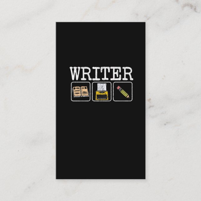 Skrivarpennanteckningsbok för skrivmaskin Bok Visitkort (Framsida)