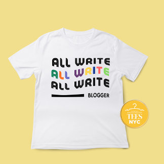 Skrivarskirt som lämnas för Bloggare Unisex T-Shir T Shirt