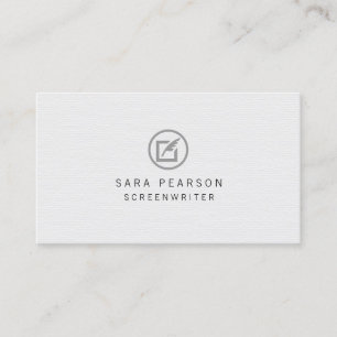 Skrivarskrivare Papper Quill Icon Publishing Visitkort