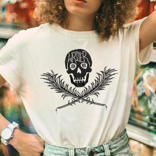Skrivarskullen och korsknapparna tee
