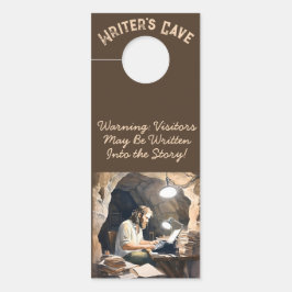 Skrivarskylt för grovmansdörr