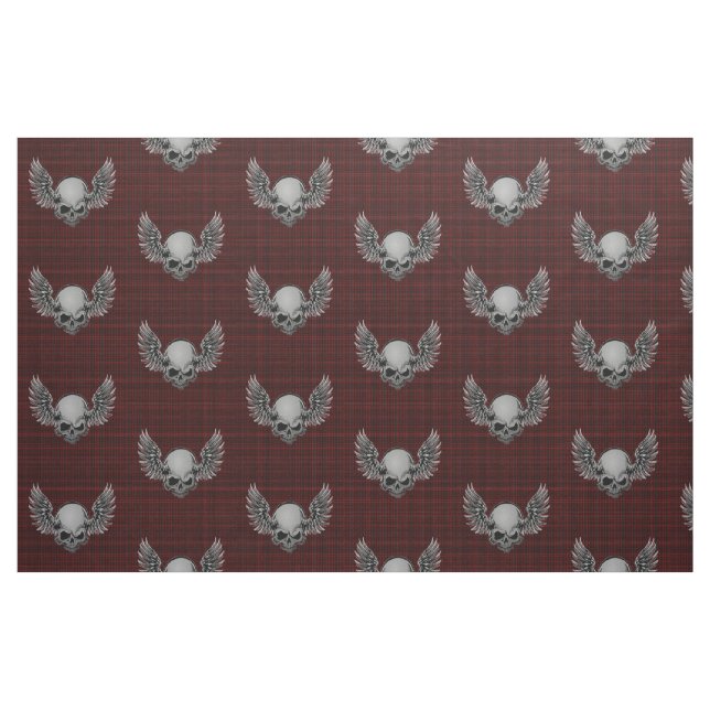 Skrivarstruktur för utskriften av Red Play Winged  Tyg (Fat Quarter)