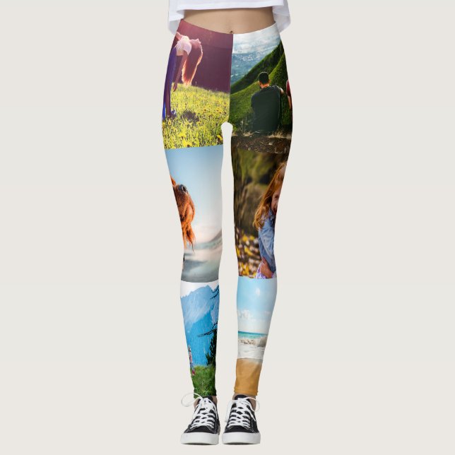 Skrivartexter för utskrift av Kant i 6 fotomallar Leggings (Framsida)
