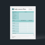 Skrivbar mall för Lesson Planner<br><div class="desc">Lätt att redigera den utskrivbara mallen Lesson Planner</div>