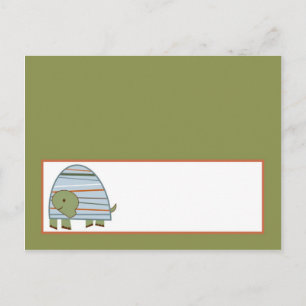 Skrivbart platskort Laguna Beach Turtle Frog Pond Vykort