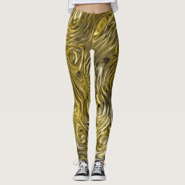 Skrivbenen "Guld" i Molten Leggings
