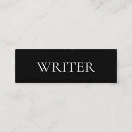 Skrivblanka, modern mini visitkort