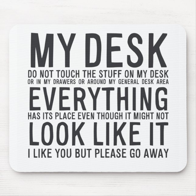 Skrivbord MA013 Musmatta (Framsidan)