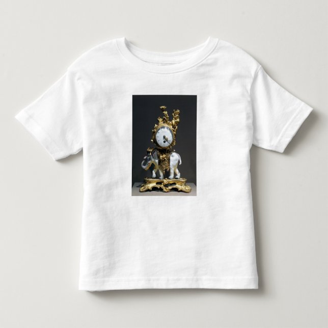 Skrivbordet tar tid på t-shirt (Framsida)