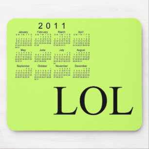 Skrivbordkalender 2011 musmatta