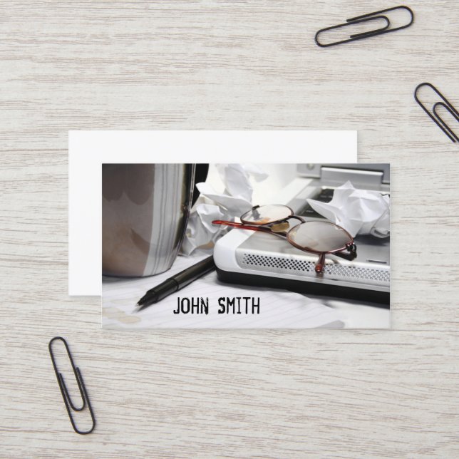 Skrivbords- visitkort (Fram/Back In Situ)