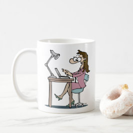 Skrivbordsarbetare Kaffemugg