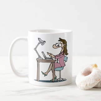 Skrivbordsarbetare Kaffemugg