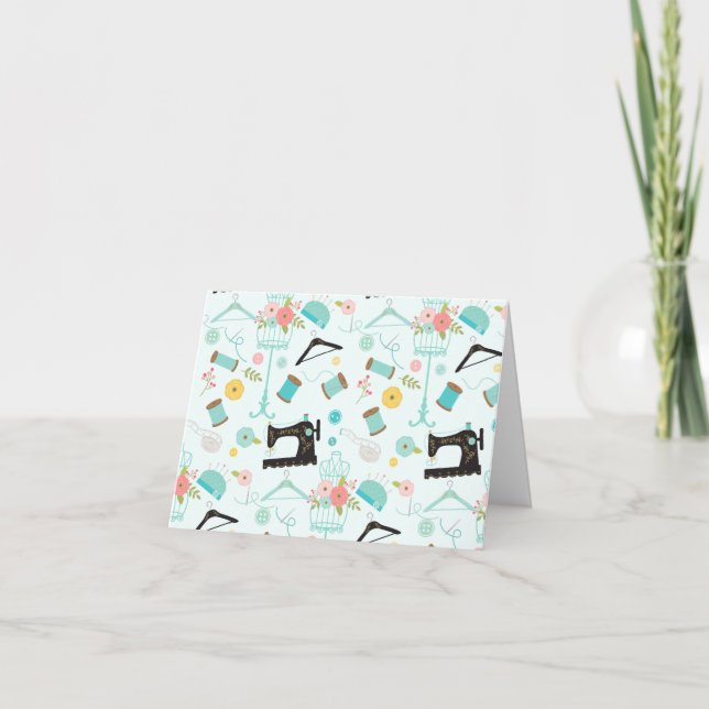 Skrivbordsarkiv över syteÄlskare Vintage Tack Kort (Framsida)