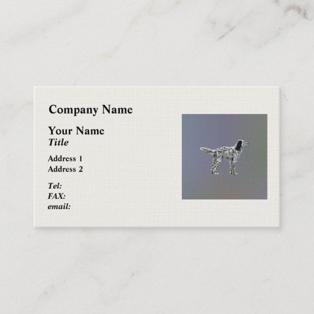 Skrivbordsbrev Visitkort (Framsida)