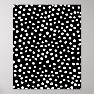Skrivbordsdisketter med modern svart, vit djurfärg poster