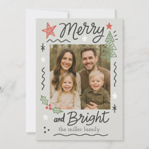 Skrivbordshölje och jullkort för ljus julkort