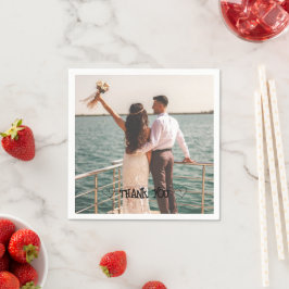 Skrivduk med anpassad fototypsnitt pappersservett