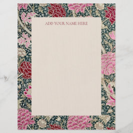 SKRIVELSE: WILLIAM MORRIS : CRAY BREVHUVUD
