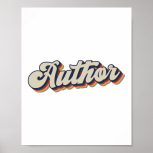 Skriver författaråtergång poster
