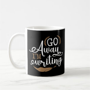 Skriver författare - gå direkt - jag skriver kaffemugg