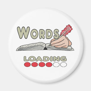 Skriver Ord Magnet