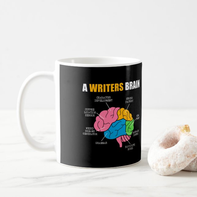 Skriver publicerad författare Bok A Writer A Write Kaffemugg (Med munk)