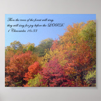 Skriver ut och Poster: Sjungan Träd Poster