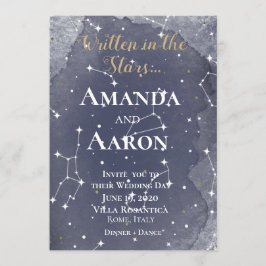Skrivet i stjärnorna inbjudningar