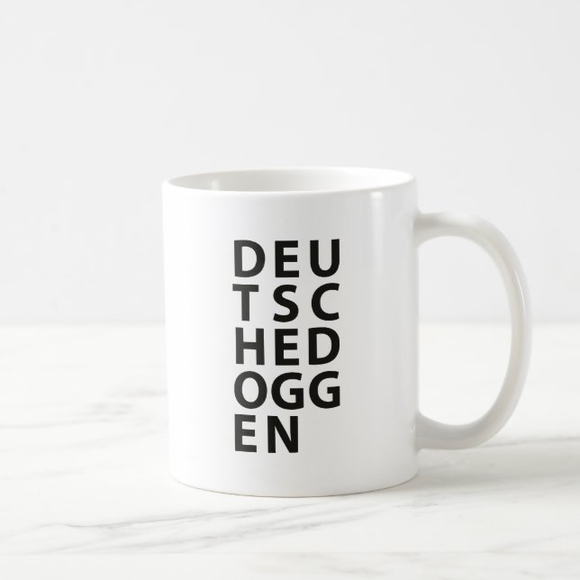 Skrivfel: Grand danois Kaffemugg (Höger)