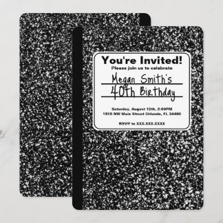 Skrivhäfte Födelsedagsinbjudan Inbjudningar