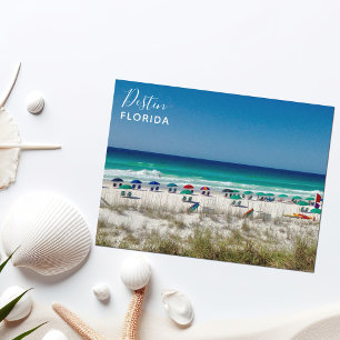 Skrivkort för Destin Florida Beresh Beach Photogra Vykort