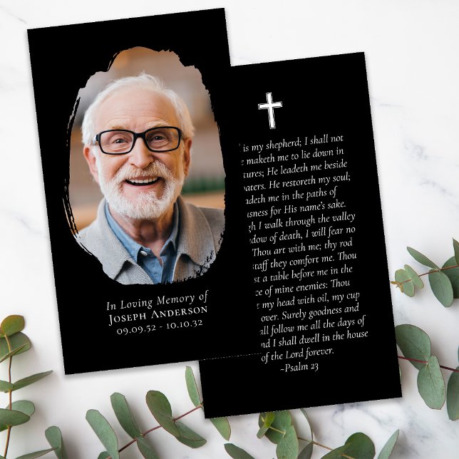 Skrivkort för svartfoto Kor (Skapare uppladdad)