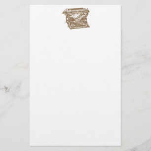 Skrivmaskin Brevpapper