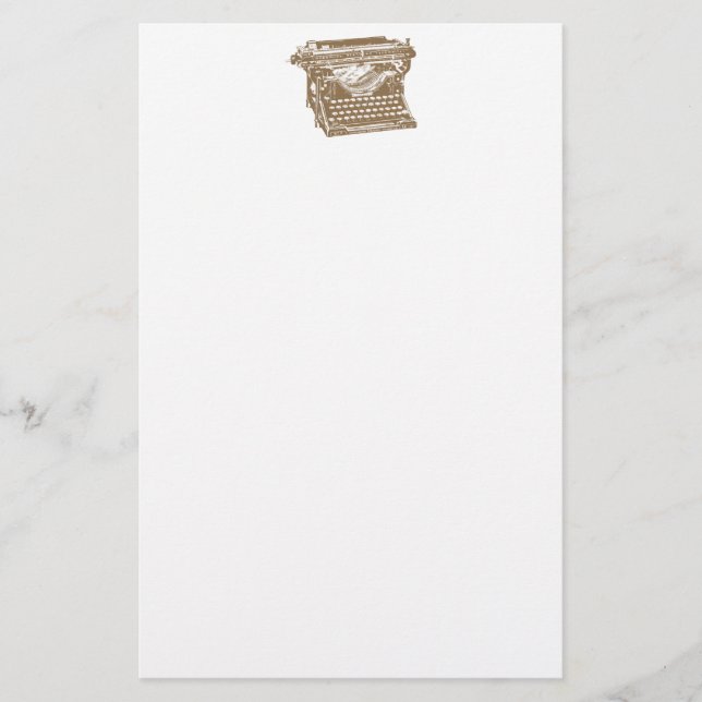 Skrivmaskin Brevpapper (Framsida)