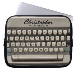 Skrivmaskin för Vintage av personlig Laptop Sleeve