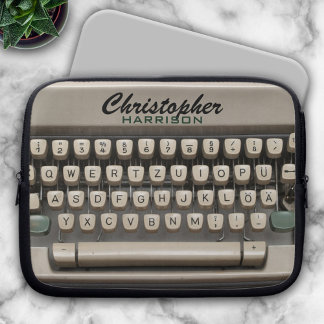 Skrivmaskin för Vintage av personlig Laptop Sleeve
