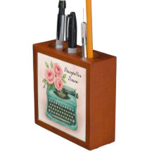 Skrivmaskin för Vintage av vattenfärg Skrivmaskin